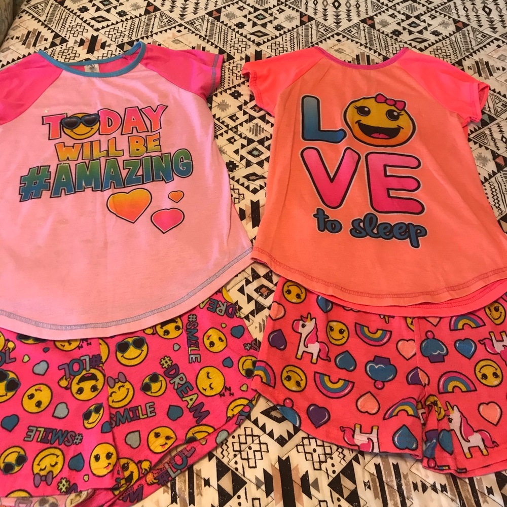 Girls pajama set bundle.